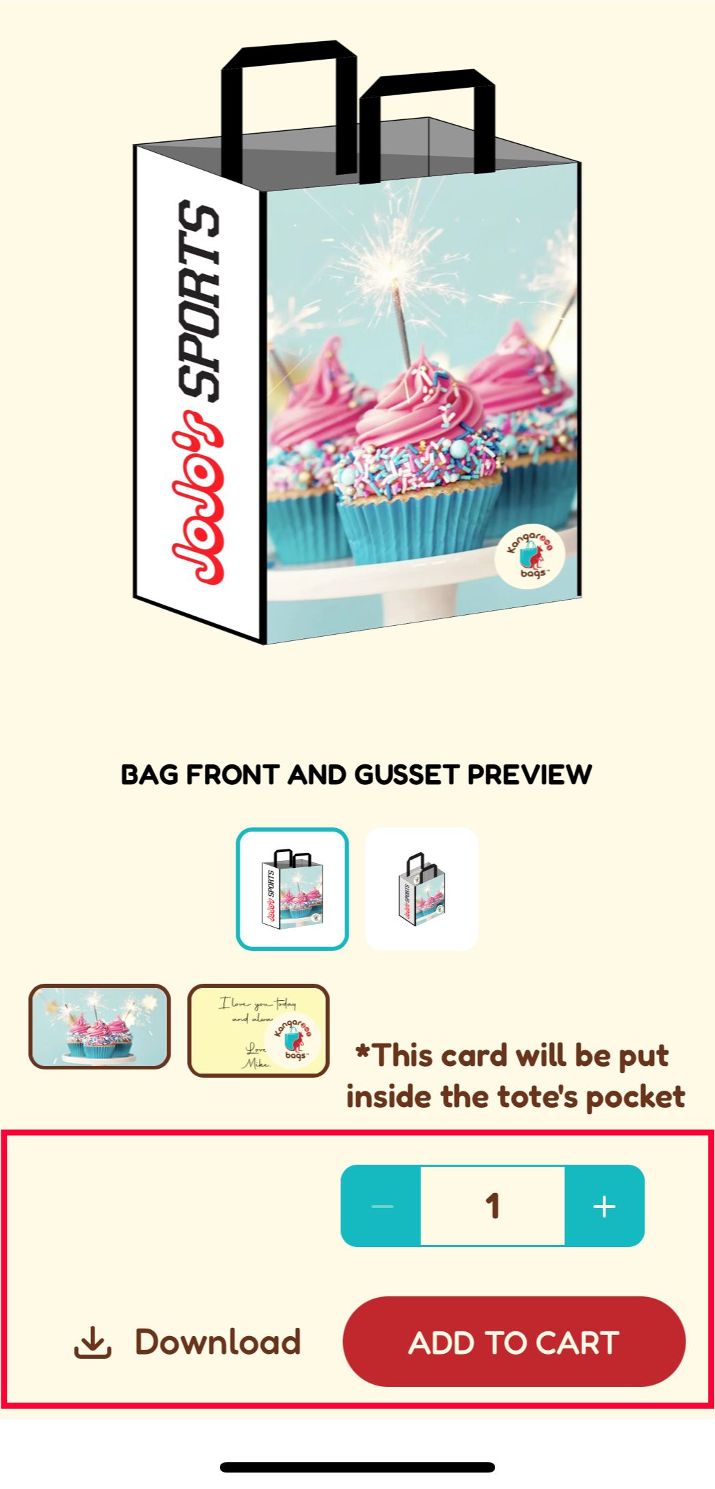 Preview Bag Kangarooo Mobile
